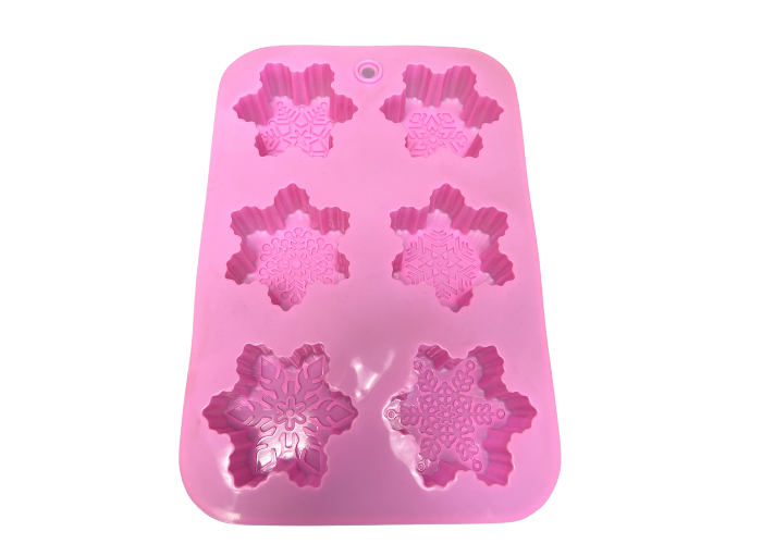 Snowflake Mold - 6 Cavity