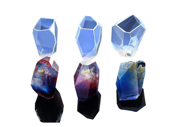 Large Crystal Soap Mold - 3 Piece