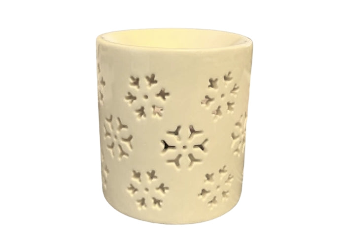 Off White Oil Burner Round - Sunlace