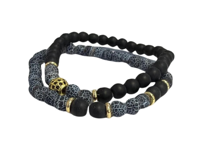 Petite Navy Bracelet Set (5)