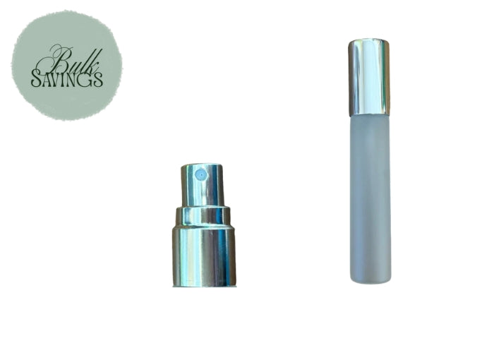 Perfume Spray Bottle 10ml Frosted Glass refillable / Essential Oil Spray Bottle