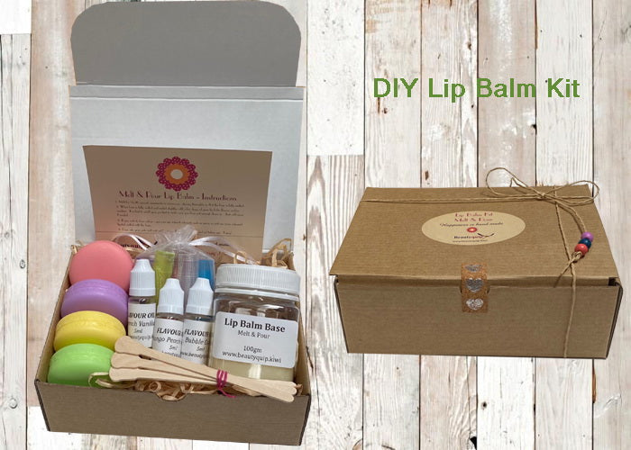 Lip Balm Kit / DIY Lip Balm Making Kit / Gift Box PureFx