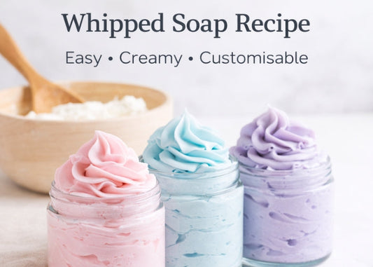 Whipped Soap Recipe Using Foaming Bath Butter Base