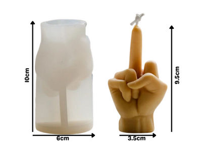 3D Middle Finger Candle & Soap Mold