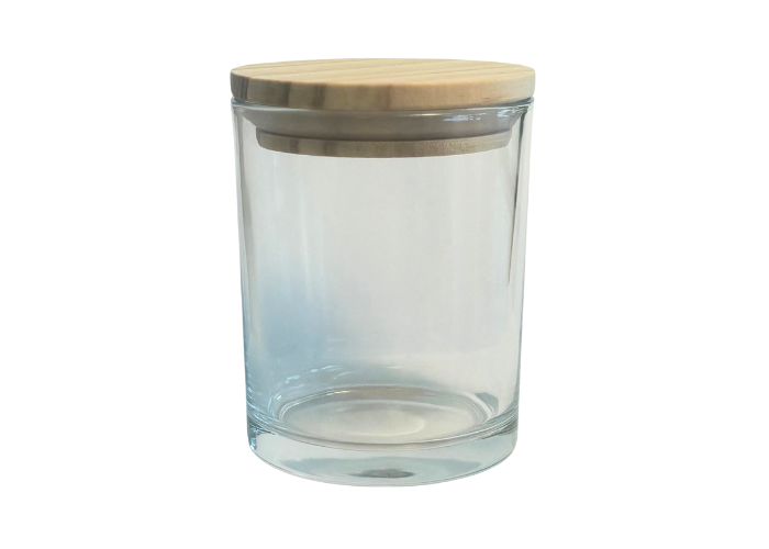 Simplicity Candle Jar Lid – Wooden | 315ml