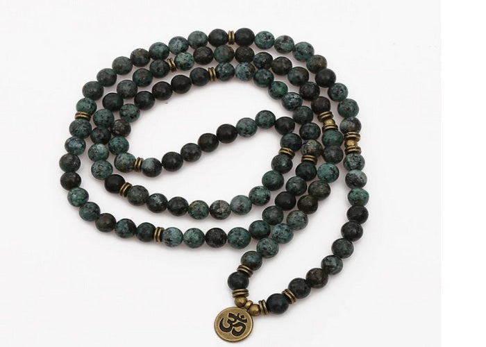 Beaded Bracelet / Necklace / Ohm Turquois Colour (11)