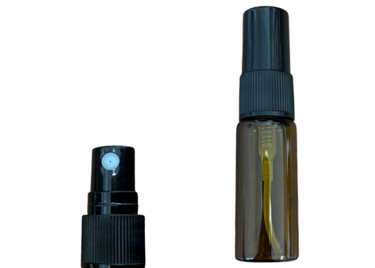 5ml Essential Oil / Fragrance Spray Bottle / Amber / refillable