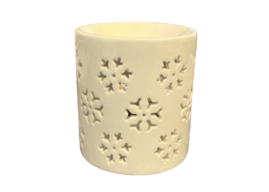 Off White Oil Burner Round - Sunlace
