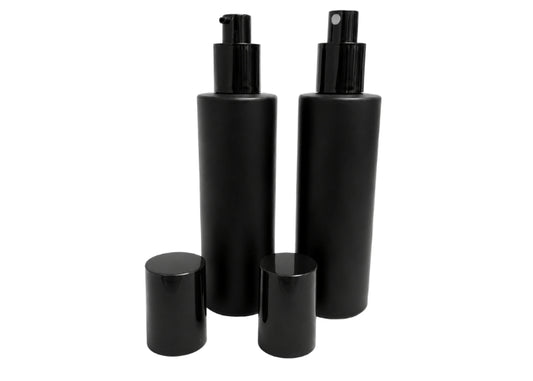 Luxe Matte Black Glass Bottle 100ml