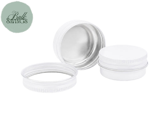 Aluminium Tins – White | 15gm