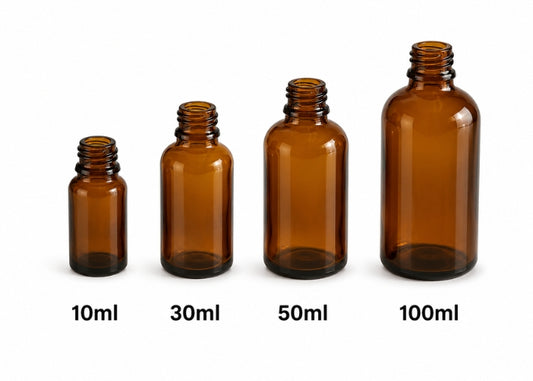 Amber Essential Oil Bottles
