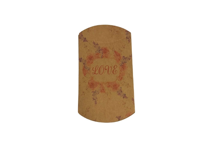 Small Natural Pillow Box Floral (Love)