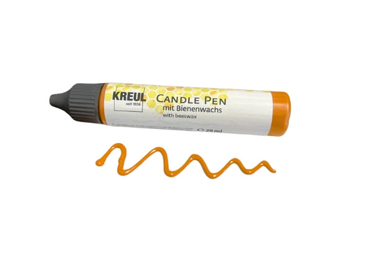 Beeswax Candle Pen - Orange