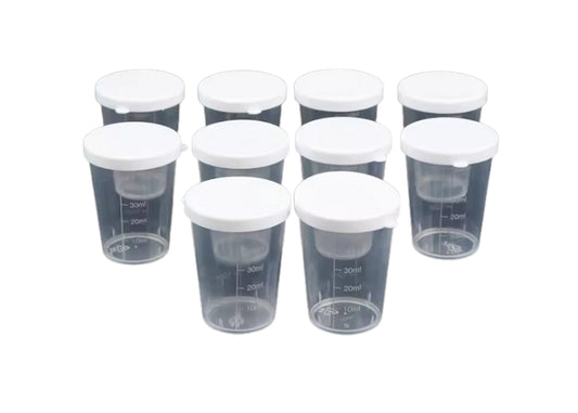 Plastic Measuring Cup with Lid 50ml