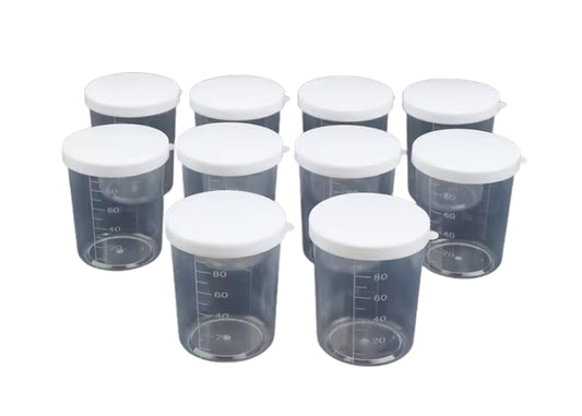 Plastic Measuring Cup with Lid 100ml