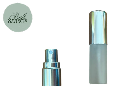 Perfume Spray Bottle 5ml Frosted Glass / refillable