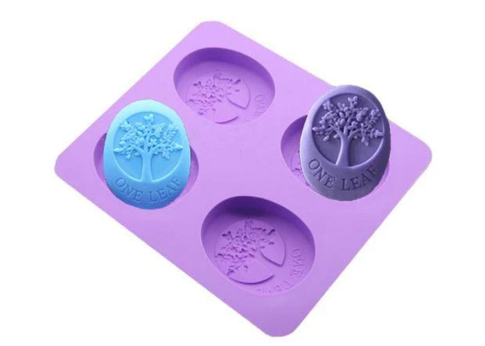 One Leaf Mold - 4 Cavity