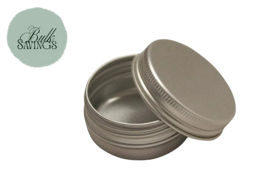 Aluminium Tins – Silver | 50gm