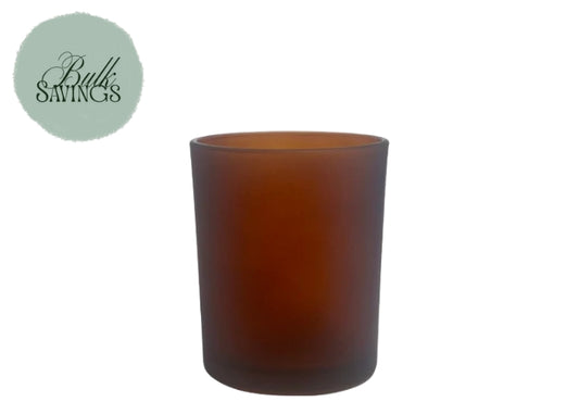 Simplicity Candle Jar – Frosted Amber | 220ml