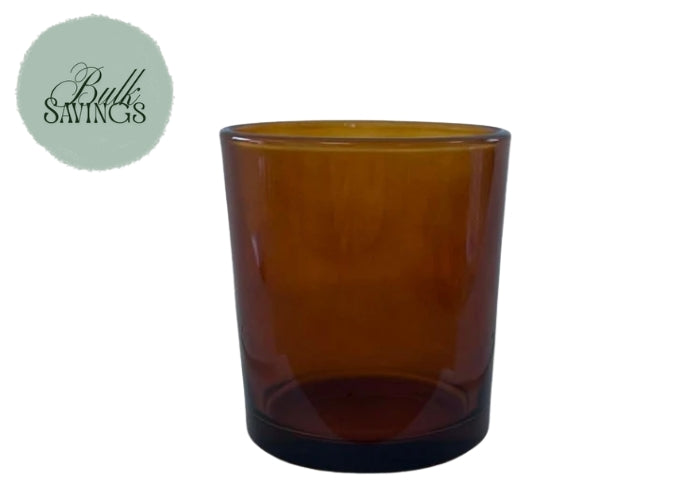 Simplicity Candle Jar – Clear Amber | 220ml
