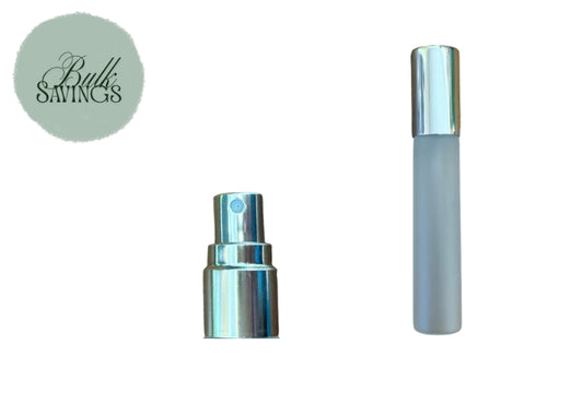 Perfume Spray Bottle 10ml Frosted Glass  refillable / Essential Oil Spray Bottle