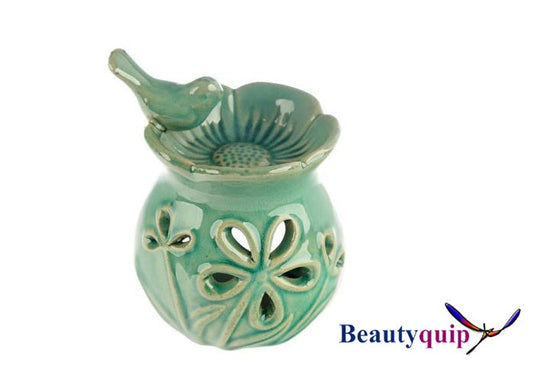 Flora Bird Bath Ceramic Oil Burner - Flower