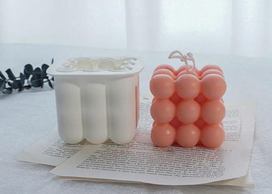 2 pc Strawberry mold - silicone mold - soap mold