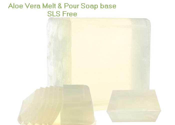 MIHIKA- Aloe Vera Melt and Pour Soap Base - Crystal soap base made