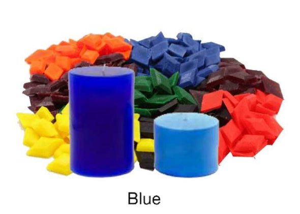 Candle Dye Chips Blue / Blue